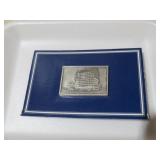 1976 PEWTER FRANKLIN MINT BAR