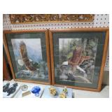 2 NICELY FRAMED EAGLE PRINTS