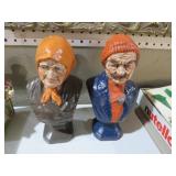 PAIR OF  MC HOLLAND MOLD MAN & WOMAN BUSTS