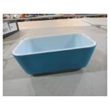 VTG PYREX PRIMARY BLUE REFRIG. DISH #502 NO LID