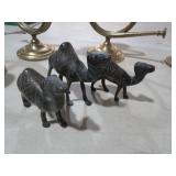 3 VTG SOLID BRASS CAMELS