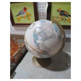 VINTAGE WORLD GLOBE