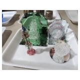 BLOWN GLASS & PERFUME BOTTLE