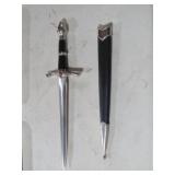 MEDIEVEL STYLE DAGGER WITH SCABBARD