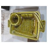 VTG CALIFORNIA POTTERY CHIP & DIP TRAY
