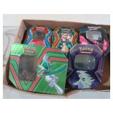 COLLECTION OF POKEMON CARD TINS ONLY