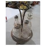 VICTORIAN STYLE ROTATING CONDIMENT SET