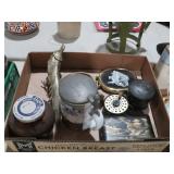 BEER STEINS, DECORATIVE BOXES, MISC