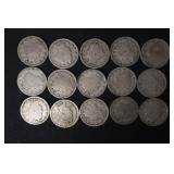(15) MISC DATE/MM LIBERTY V NICKELS
