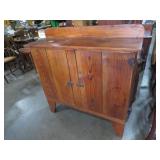 COUNTRY PRIMITIVE PINE 2 DOOR CABINET