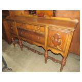 ANTIQUE CHERRY FIN. 2 DOOR 2 DRAWER BUFFET SERVER