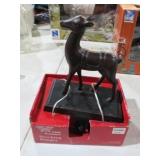 CAST IRON RAINDEER STOCKING HANGER