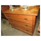 SOLID WOOD 3 DR CHEST