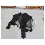 VTG BEADED SHAWL AND NECKLACE