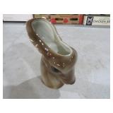 CERAMIC DEER PLANTER
