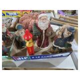 COL OF SANTA RESIN FIGURES & PINNOCHIO WHISLE