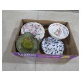COLL OF CERAMIC TRINKET DISH, POTTER PCS MISC