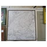TOPOGRAPHIC MAP OF THE GREAT SMOKEY MOUNTAINS