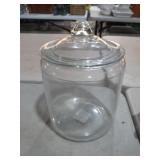 GLASS STORE JAR WITH LID