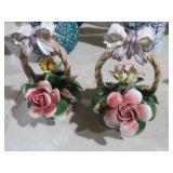 2 CAPADEMONTE FLOWERS IN BASKETS