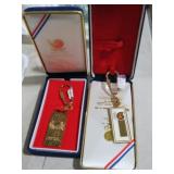 2 OLYMPIC KEY CHAINS