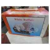 E D C LARGE CERAMIC WHITE BUFFALO NIB