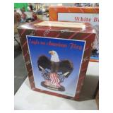 CERAMIC AMERICAN EAGLE FIGURINE NIB