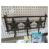 METAL STAR AND BARBED WIRE WALL HOOKS