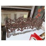METAL ORNATE PLANTER BOX FRAME 30X8X14
