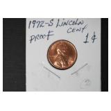 PROOF 1972 S LINCOLN MEMORIAL CENT