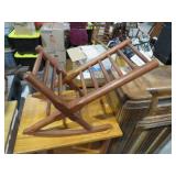 VTG SOLID WOOD ROCKING OTTOMAN