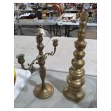 COLLECTION OF VTG CANDLEABRA & CANDLE HOLDER