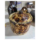 NICE SALT CROCK WITH LID
