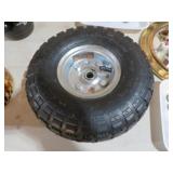 LIKE NEW TIRE & WHEEL FOR LAWN MOWER /TRAILER