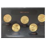 2003 GOLD STATE QUARTERS SET
