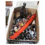 COLLECTION OF COWBOYS AND INDIANS, WIRE FIGURINE