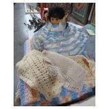 COCHETED DOLL, AFGAN, MISC