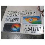 COLLECTION OF TENNESSEE LICENSE PLATES