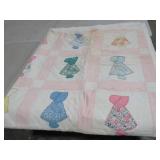 OLD BONNET GIRL QUILT