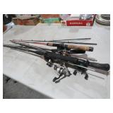 COLLECTION OF FISHING POLES