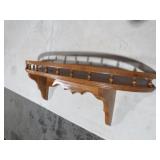 OAK WALL SHELF