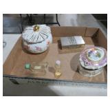 TRINKET BOXES, PERFUME BOTTLE MISC