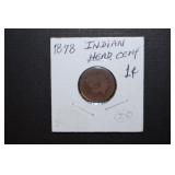 1878 INDIAN HEAD CENT
