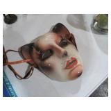 CERAMIC LADY CAT THEATER MASK