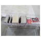 2  CONTAINER FULL OF BASKETBALL & BASEBALL CARDS