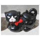 CAT CERAMIC COOKIE JAR