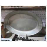 LARGE GALVANIZED TRAY