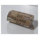 ROLL OF SUSAN B ANTHONY COINS UNSEARCHED