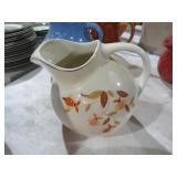 VTG  HALLS JEWEL T AUTUMN  LEAF BALL PITCHER