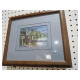 FRAMED OLD MILL PIGEON FORGE PRINT